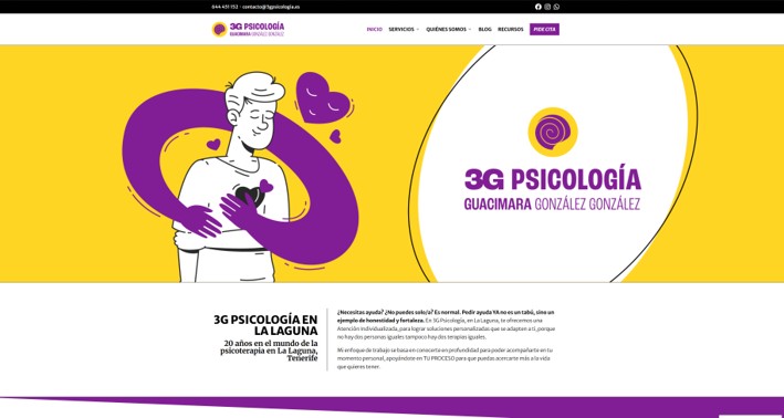 Captura del proyecto 3G Psicología